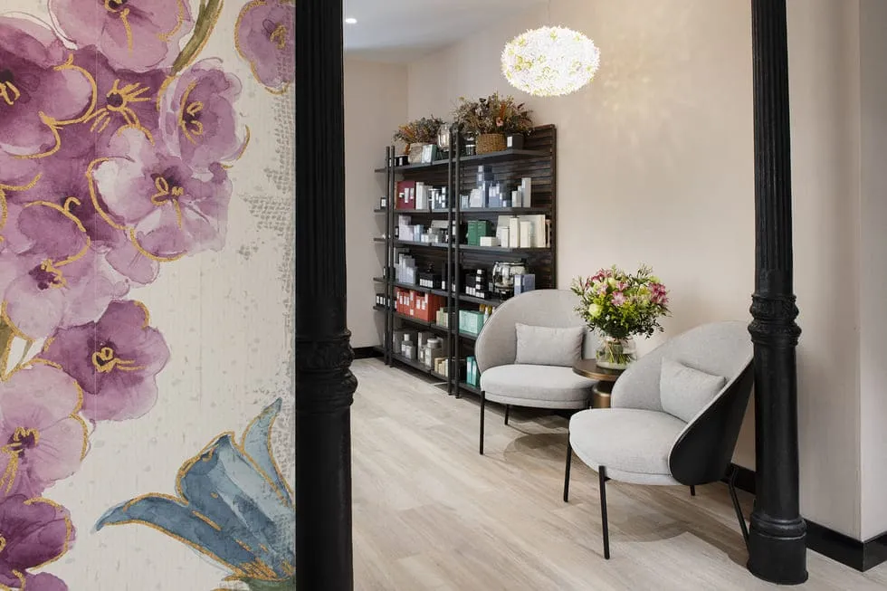 Fotografía de un salón de belleza 