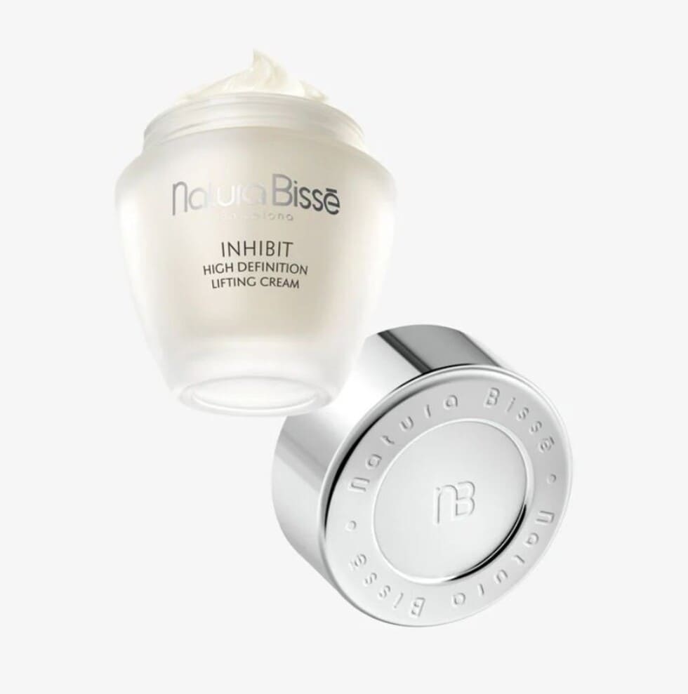 Crema reafirmante Inhibit High Definition que mejora la elasticidad y refuerza la estructura cutánea.